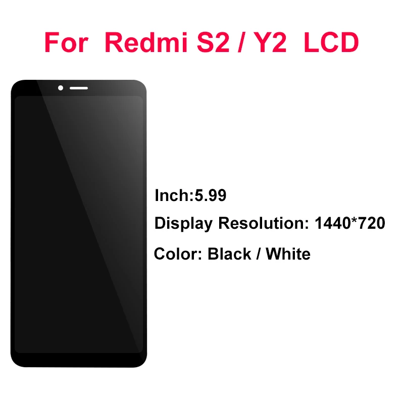 5 99 &quotдля Xiaomi Redmi S2 LCD Y2 глобальная версия ЖК дисплей дигитайзер сенсорный экран