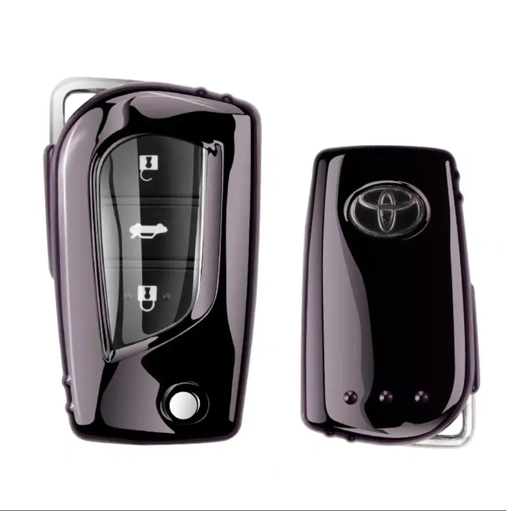 Чехол для автомобильного ключа из ТПУ с дистанционным управлением Toyota RAV4 Prado