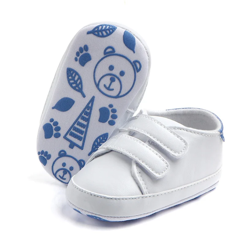 

New Baby Sneakers Boys Shoes Girls Patchwork Children Leather White Classic Shoe Sports Casual Soft Sole First Walkers 0-12M