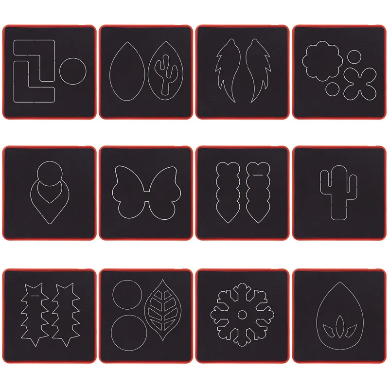 Пресс форма Chzimade в форме листьев и звезд металлическая Форма для высечки кожи