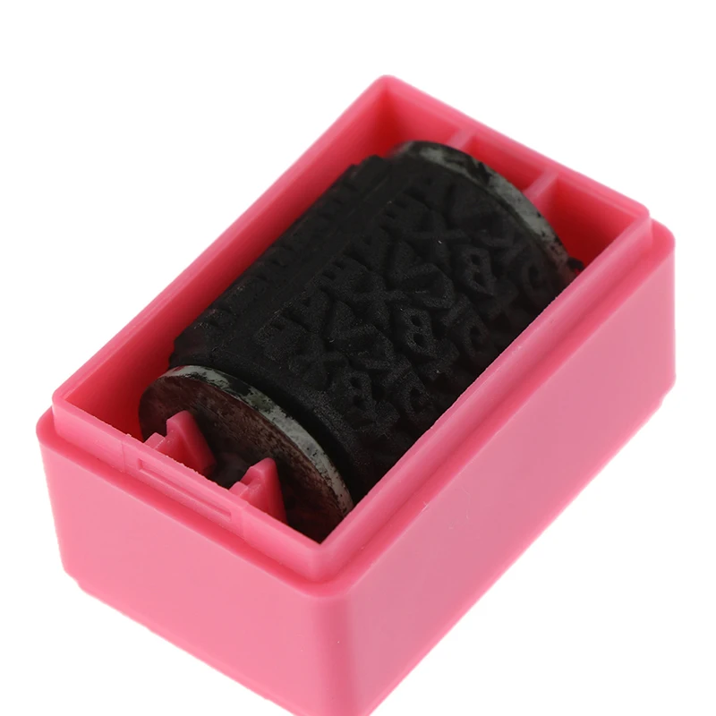 1 шт. самостоятельный роликовый штамп офисный пачкающий код охранная защита