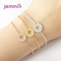 authentic jewelry pulserias gift 925 sterling silver bracelets for women round charms european link chain bracelets