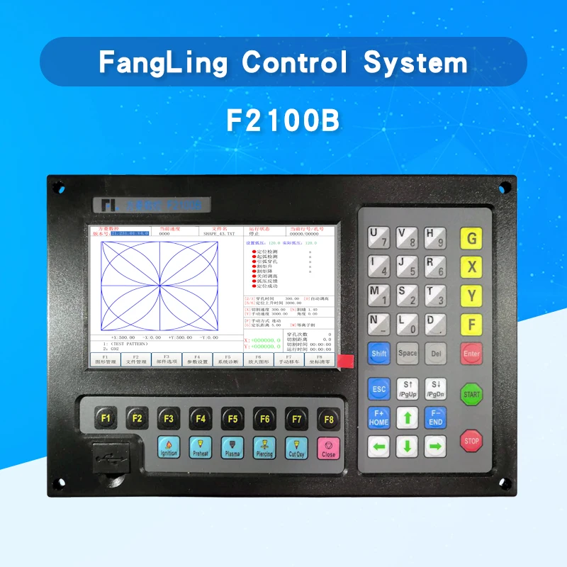 Shanghai Jiaotong University Jiaoyi fangling F2100B F2100BT CNC system плазменная резка пламени контроллер