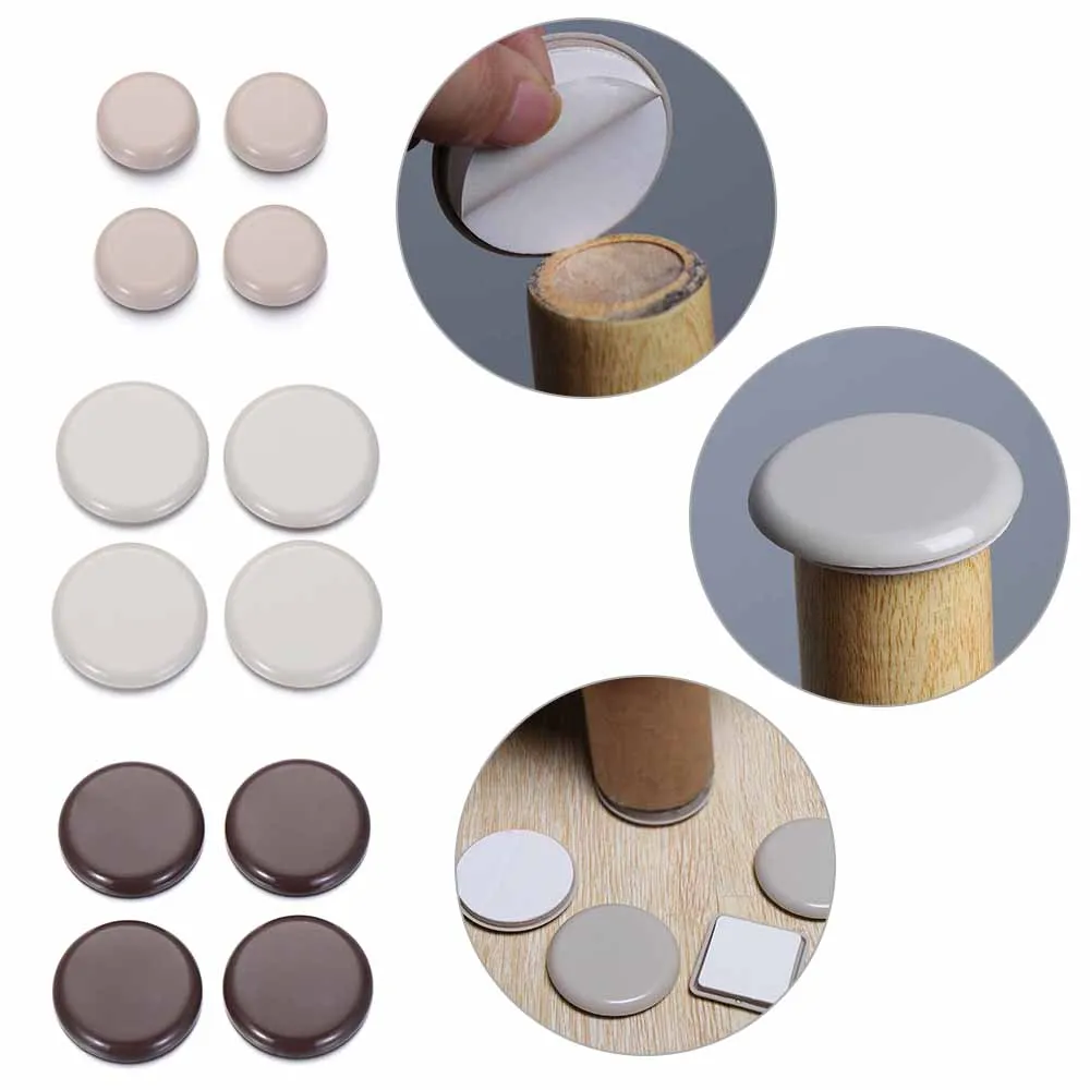 4 шт Анти-шумный ножка для мебели слайдер колодки стол диван кресло фитинги