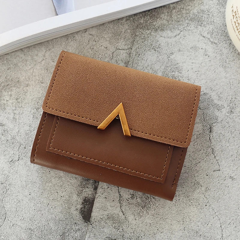 

Women's Card Holder Wallet Short Women Coin Purse Wallets Ladies Small Wallet Female Hasp Mini Clutch Girl Money Bag all-match