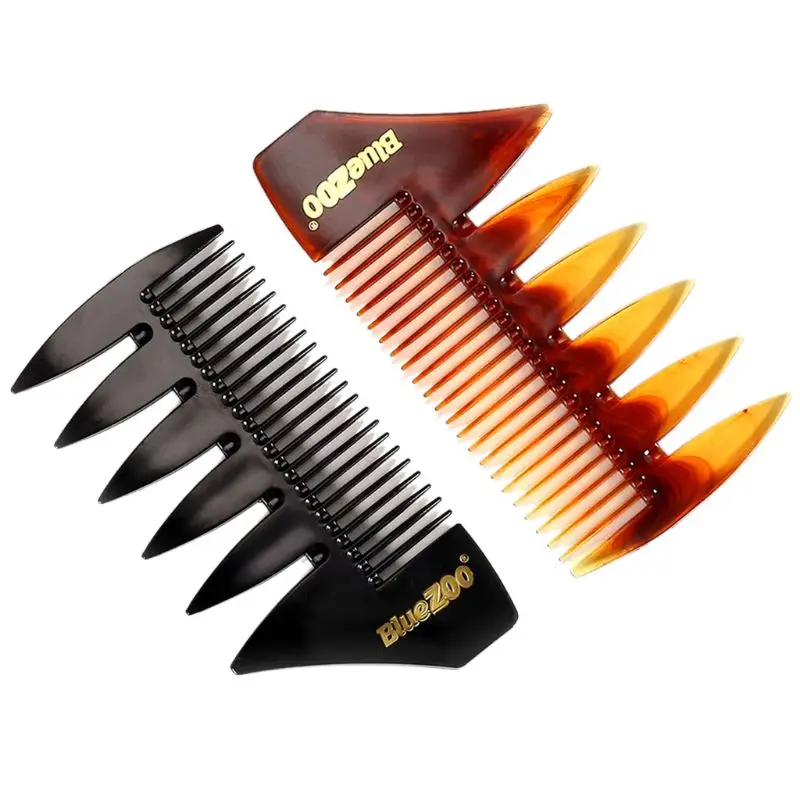 2 в 1 короткая двухсторонняя расческа для волос распутывания вьющихся стиле ретро