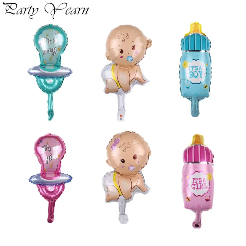 10 шт Мини Baby Shower для мальчиков и девочек праздничное украшение воздушный шарик из