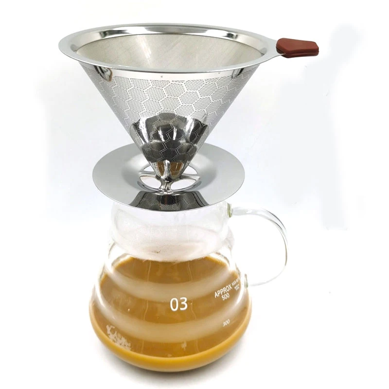 

Simplicity Durable Coffee Strainer Filter Reusable Household Supplies Convenient Practical Drip Coffee Baskets Filter Net