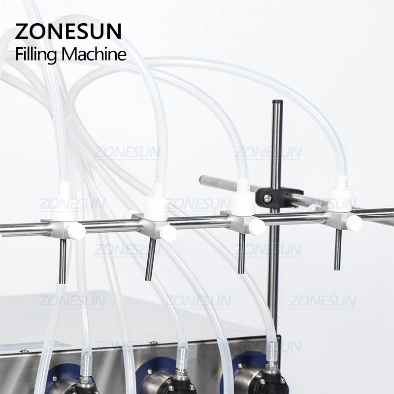 ZONESUN 6 головок пластиковый магнитный насос для напитков духов воды сока эфирных