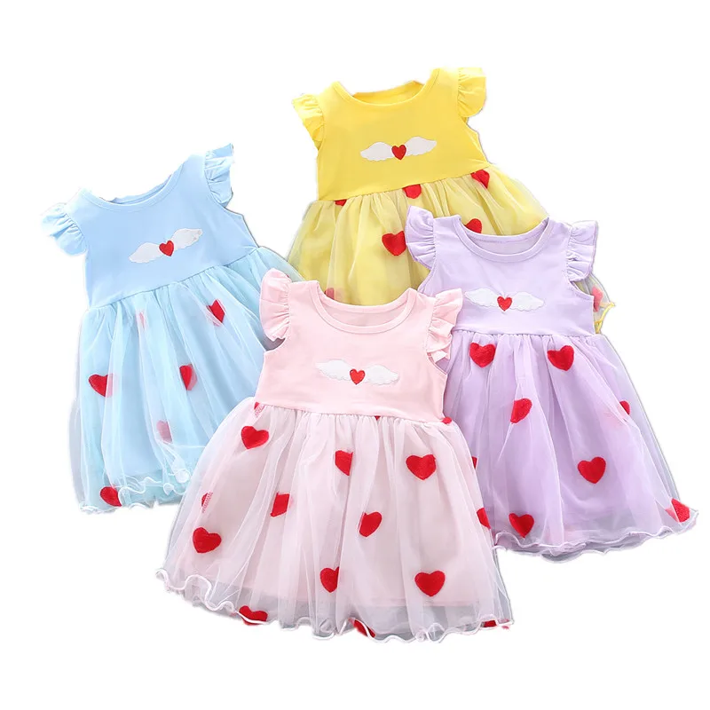 Дешевая Одежда для маленьких девочек платье принцессы с цветочным узором Костюм