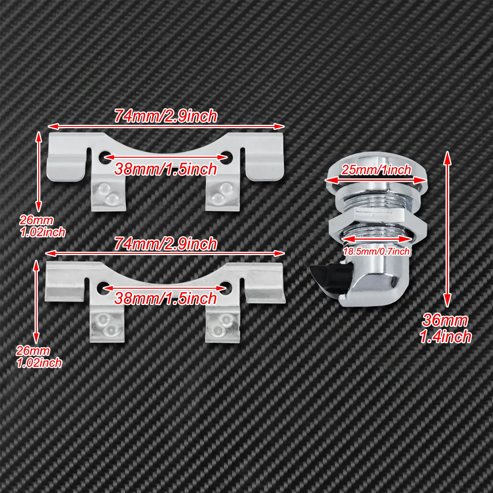 Мотоциклетная нажимная кнопка топливная дверная защелка масляный бак Крышка для