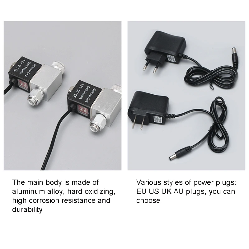ZRDR аквариум Co2 электромагнитный клапан регулятора 110V 220V низшее Температура