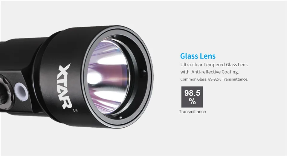 Xtar D26 1100 Cree XM-L2 мощный светодиодный светильник для дайвинга 18650 18700 26650 вращающийся Подводный фонарь с резьбовым отверстием для штатива