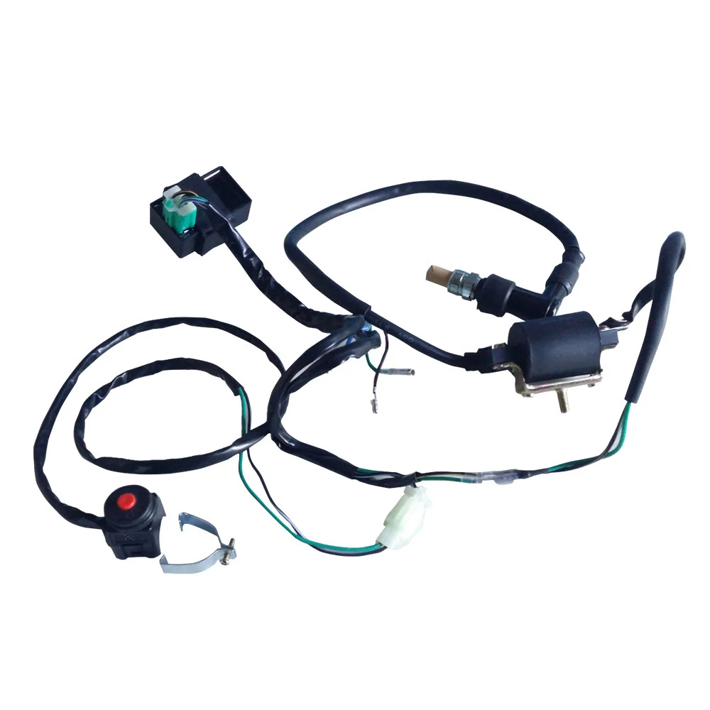Kill Switch 5 pin CDI Ignition Wire Coil Spark Plug For 50cc-140cc Pit Dirt Quad Bike ATV Buggy | Автомобили и мотоциклы
