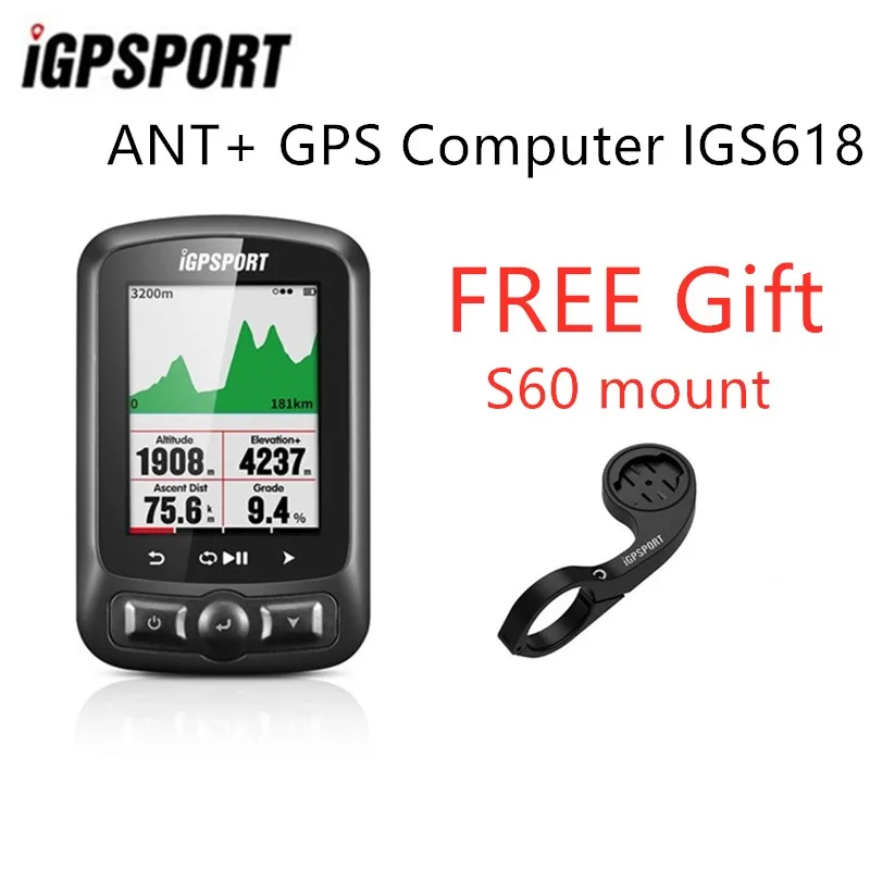 I gps порт IGS618 ANT+ gps компьютер Велосипед Bluetooth беспроводной секундомер водонепроницаемый датчик для мотоцикла Спидометр компьютер