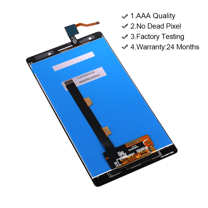 Жк дисплей с дигитайзером тачскрина в сборе для Lenovo Phab 2 Plus жк на сенсорном экране