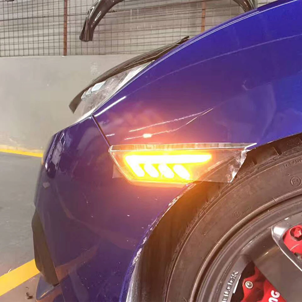 CSCSNL светодиодные боковые габаритные фонари сигнальные лампы дневного света DRL