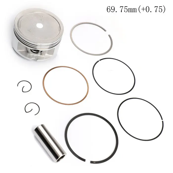 69.75mm Artudatech размер отверстия STD 69 мм поршневой комплект для 1998-2006 Yamaha YP250 4HC YP 250 Majesty - Цвет: 69.75mm