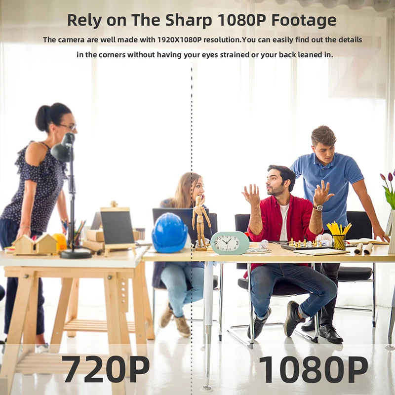 Мини монитор для малышей ip камера с автоматическим отслеживанием HD 1080p домашняя