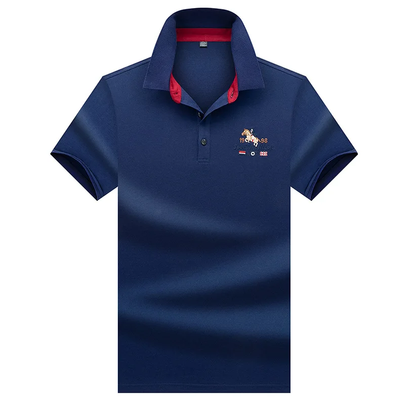 

short Sleeve Polo Shirt men fashion polo shirts casual Slim YP9008