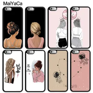 Best Friends Girlfreind Girl Gang Trouble Maker Matching Embroidred Red Rose Case Custodia Protettiva In Plastica Rigida Cover Per iPhone 7 iPhone 8 Case Best Friends Girlfreind Girl Gang Trouble Maker Matching Embroidred Red Rose Case Custodia Protettiva In Plastica Rigida Cover Per iPhone 7 iPhone 8 Case