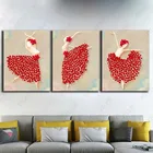 Плакат с изображением элегантной девочки, необычная Цветочная танцевальная юбка, обои, Художественная Картина на холсте, декоративное украшение для дома, студийное ремесло