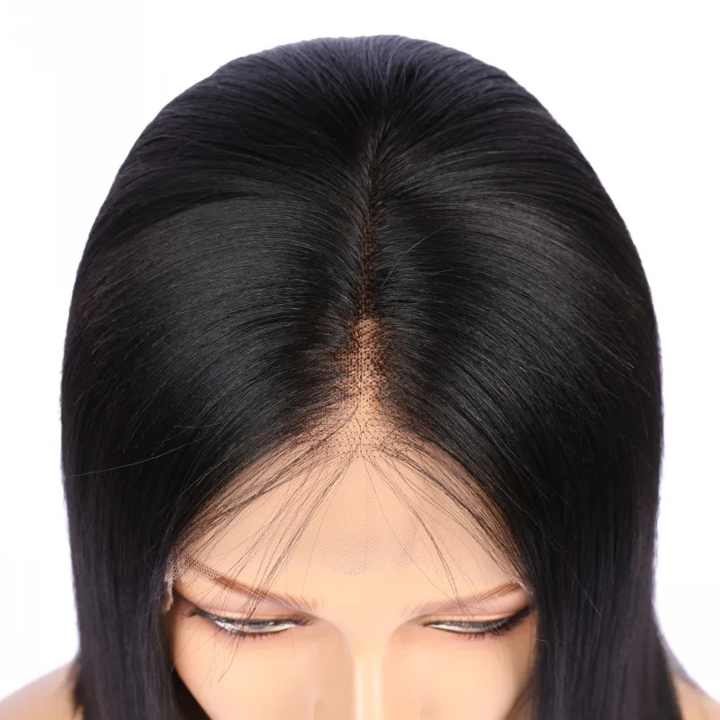 Yeahwigs 150% 13*6 парики шнурка короткий Боб перуанские волосы remy могут быть окрашены передние человеческие волосы парики предварительно сорванные отбеленные узлы