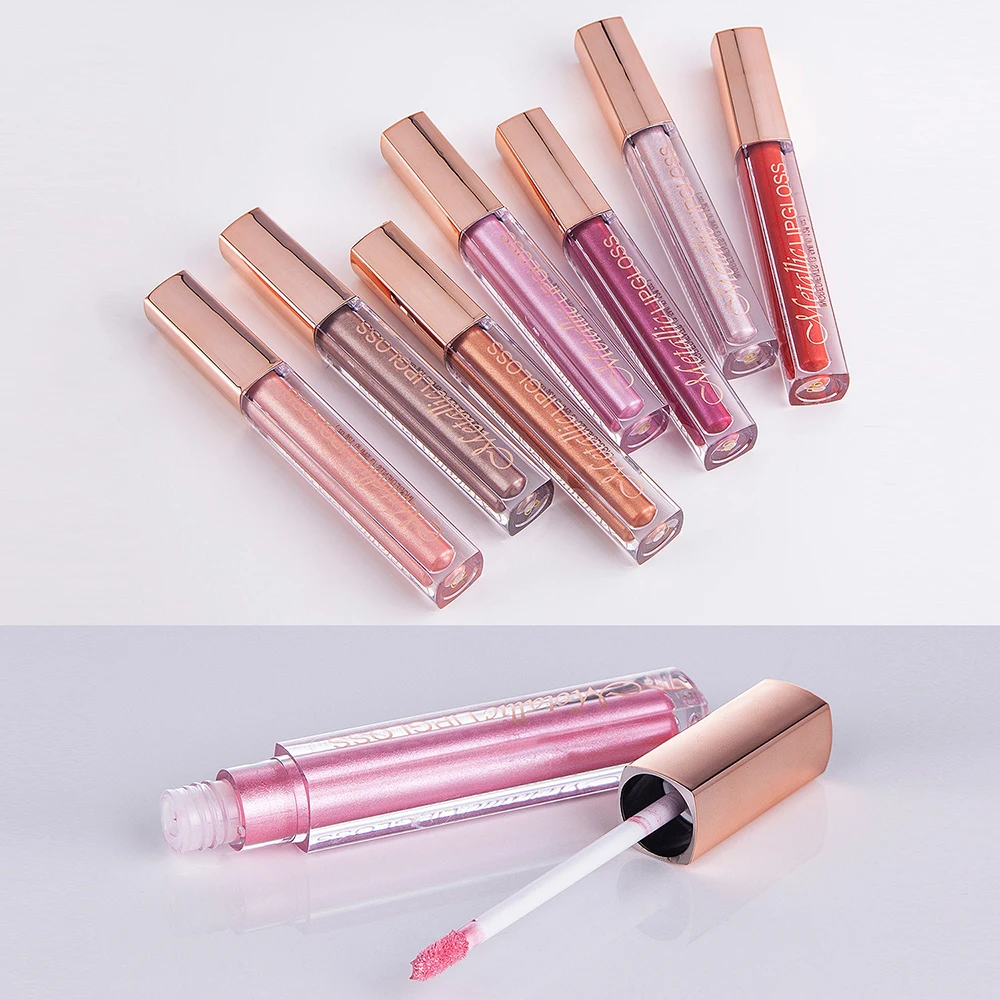 Матовая жидкая губная помада 1 шт. водостойкий макияж металлический блеск для губ