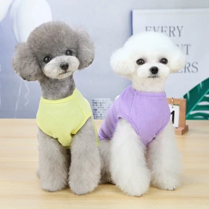S-XXL Pet Summer Spring Lovely Animal Embroidery Dog Clothes Cotton Dress For Dogs New Year Costume Dogs For Small Breeds Dogs