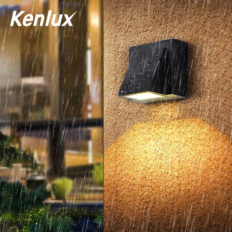 Kenlux светодиодный настенный светильник s 3 Вт 6 уличный водонепроницаемый для