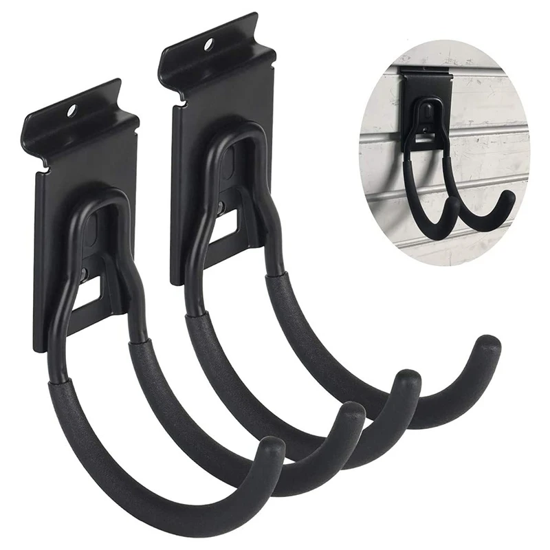 Сланец практические двойной крюк гараж для хранения держатель инструмента