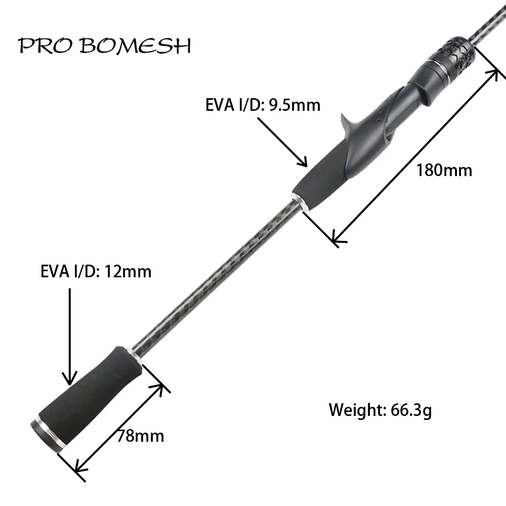 Pro Bomesh 1 комплект алюминиевая Зажимная гайка спиннинг литье EVA ручка комплект DIY материал для сборки удочки компоненты ремонт аксессуар