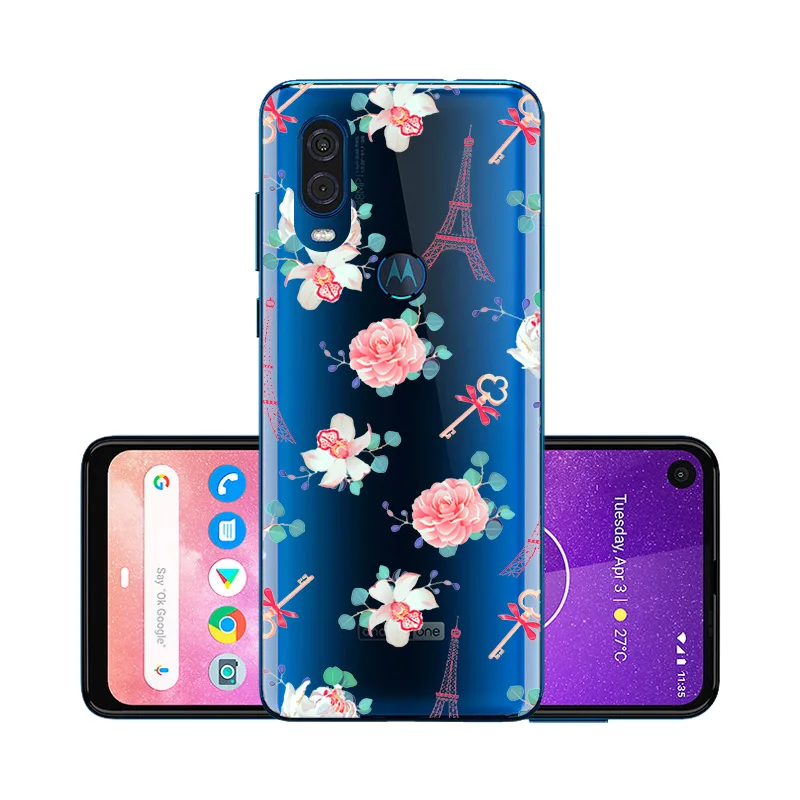 Phone Case For Motorola Moto One Power Clear Transparent Soft Tpu Back Cover Cases G5sPlus Coque Fundas | Мобильные телефоны и