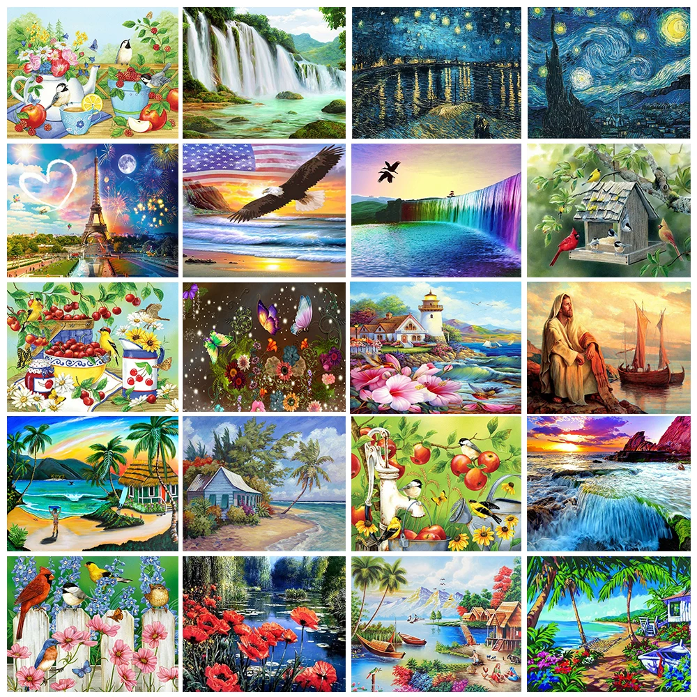 Алмазная 3D картина сделай сам круглая вышивка с инкрустацией стразами ручная