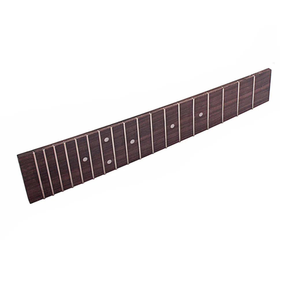 

18 Fret 23 Inch Ukulele Fretboard Rosewood Fingerboard for Concert Ukulele Guitar Replacement GSA09 Coffee