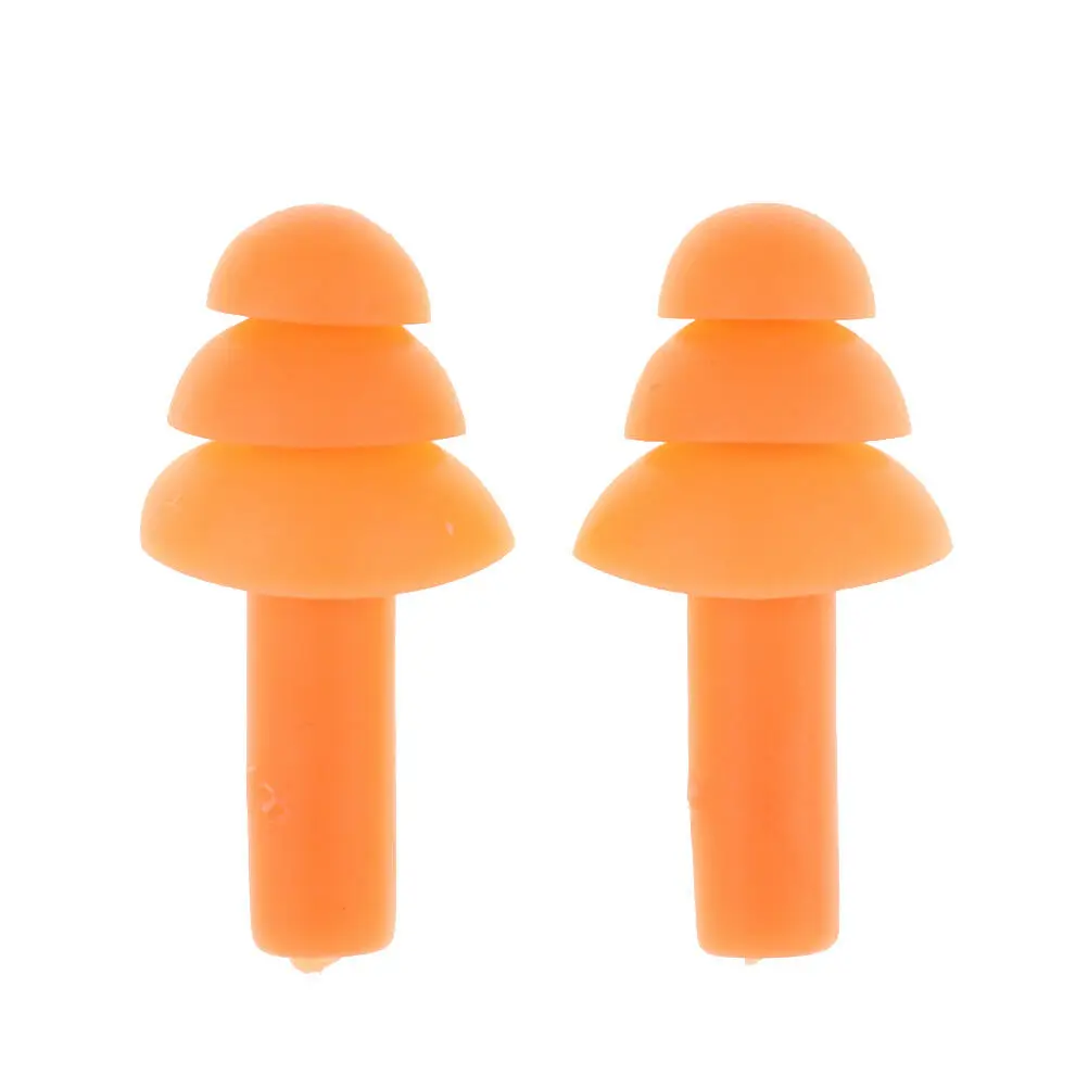 

10 pair Study Sleep Silicone Ear Plugs Anti Noise Snore Earplugs Comfortable
