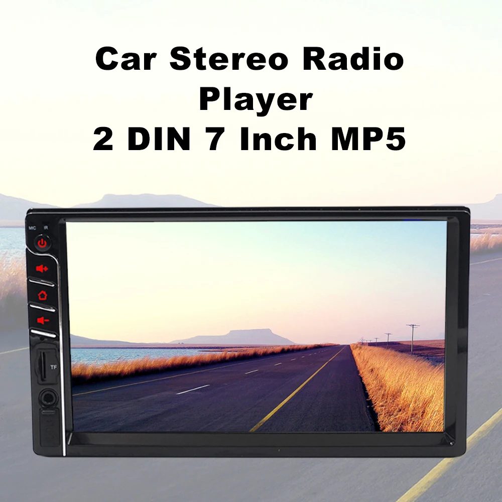 Carsanbo USB TF FM AUX сенсорный экран автомобильное стерео радио 2 DIN MP5 плеер для камеры