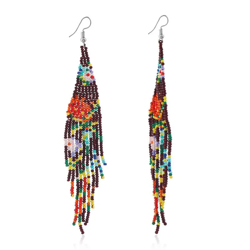 Женские Модные ювелирные изделия Ретро богемный в этническом стиле серьги