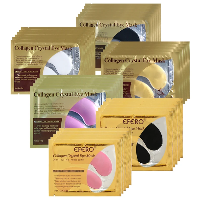 Коллагеновая маска для глаз лица Золотая патчи под глазами Уход за против