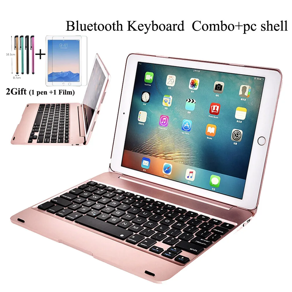 Для iPad 9 7 2018 6 го 5 Поколения Pro air 1 Air 2 чехол с клавиатурой Складная Беспроводная