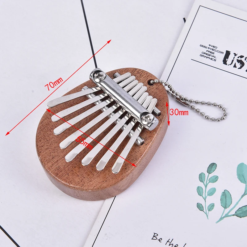 

Mini Kalimba 8 Keys Thumb Piano Great Sound Finger Keyboard Musical Instrument