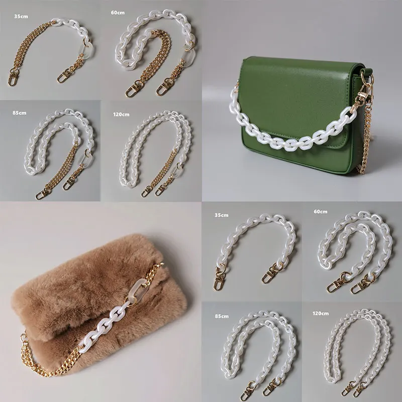 

Новая модная акриловая смола сумка на ремне DIY съемный декоративный клатч сумка на цепочке женская сумка аксессуар