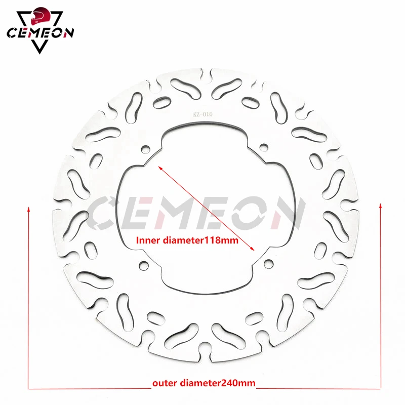 

Suitable For Honda Motorcycle CRM250 CR250 XR250 XLR250 XL 125 NX250 AX-1 Front Brake Disc Rotor Front Brake Disc