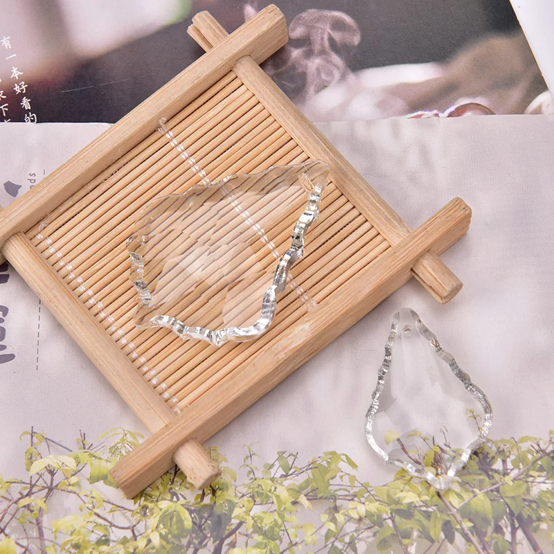 

Transparent Clear Chandelier Glass Crystals Lamp Prisms Parts Hanging Drops Pendants 38mm/50mm/63mm/76mm