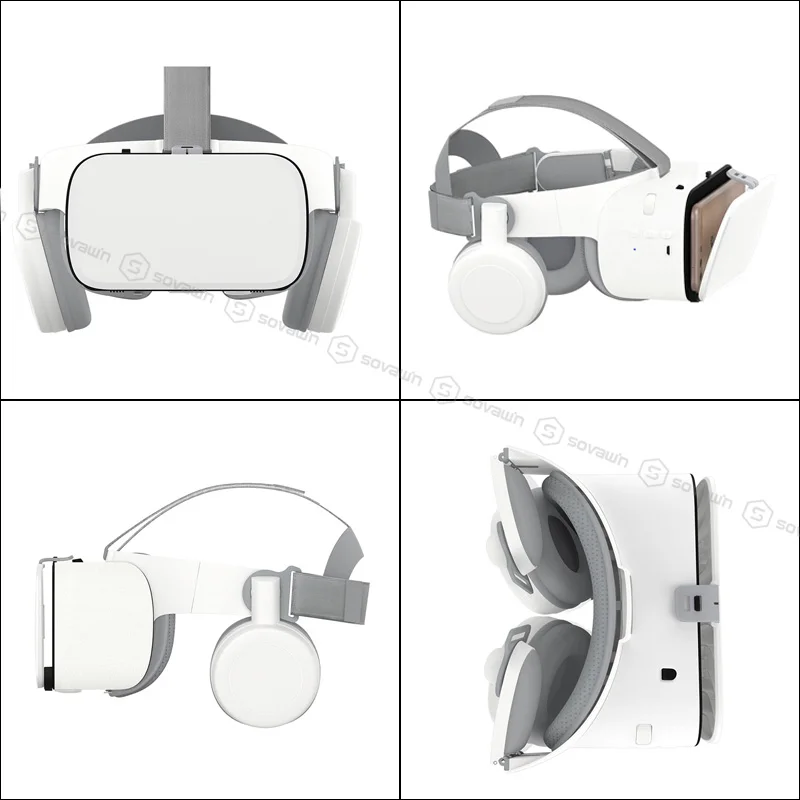 Новинка BoBo VR Z6 очки 3D Виртуальная реальность Беспроводная Bluetooth VR гарнитура шлем для iPhone Android смартфон 4,7-6,2 дюймов