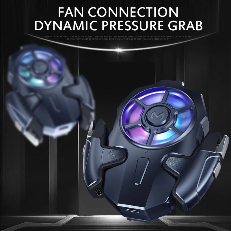 

2-in-1 AK03 Universal Mobile Phone Radiator Gaming Controller Joystick Adjustable Portable For iPhone Samsung Huawei Xiaomi