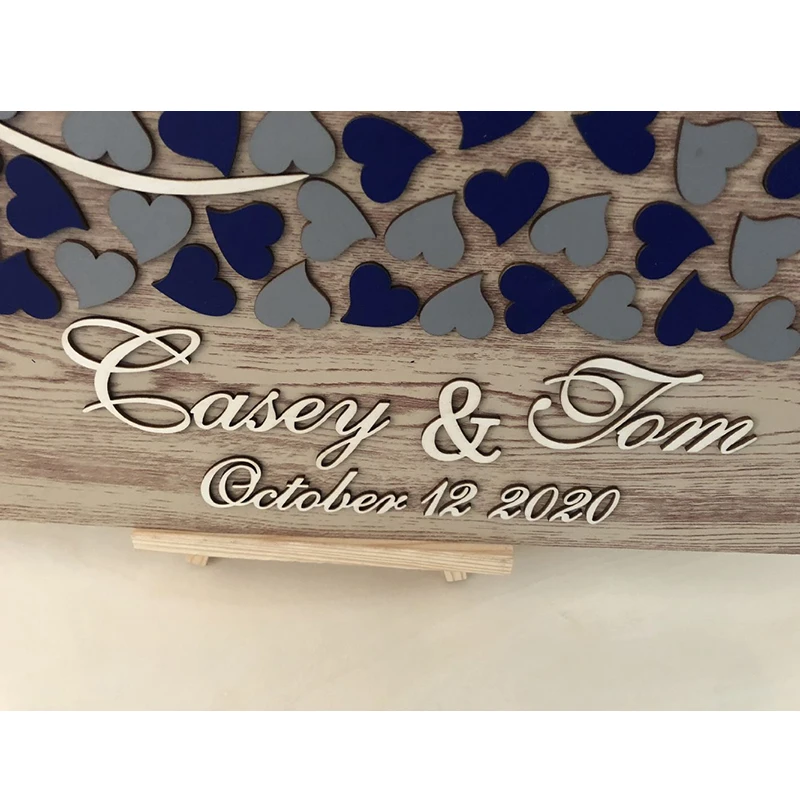 3d книга для гостей свадьбы дерево сердце гостевая жизни знак набор гостевых книг