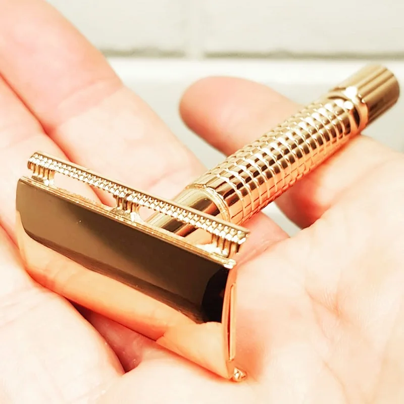 Бритва HAWARD для мужчин и женщин безопасная бритва с двойным лезвием из розового