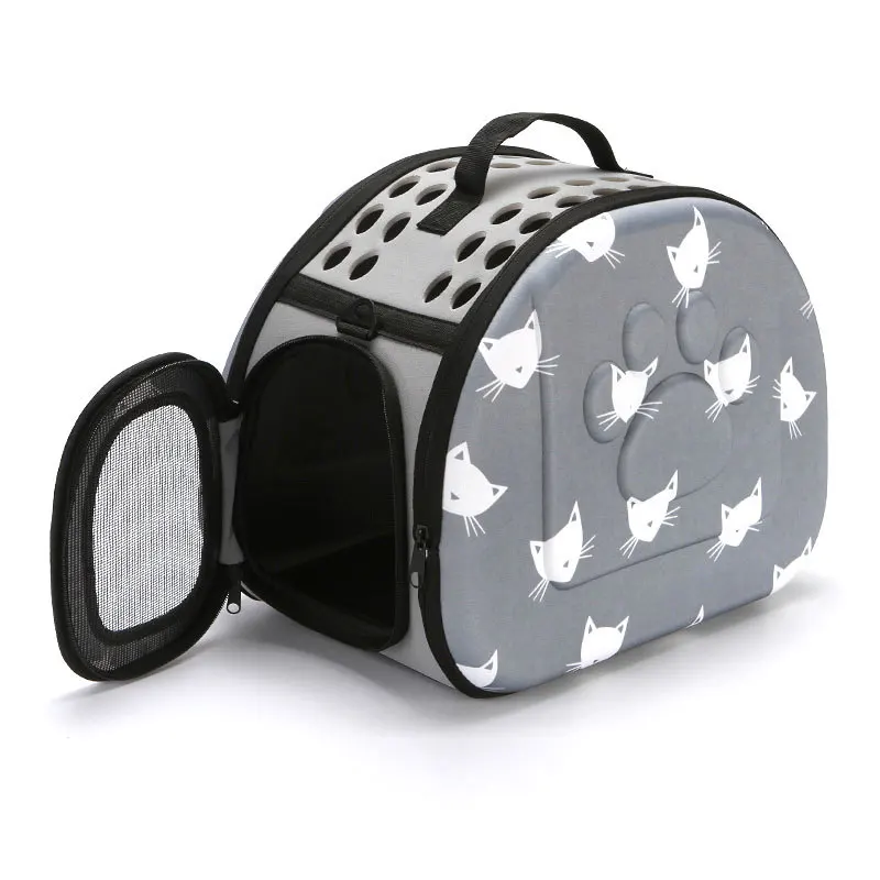 Складная портативная дорожная клетка для кошек складная сумка-тоут сумка через