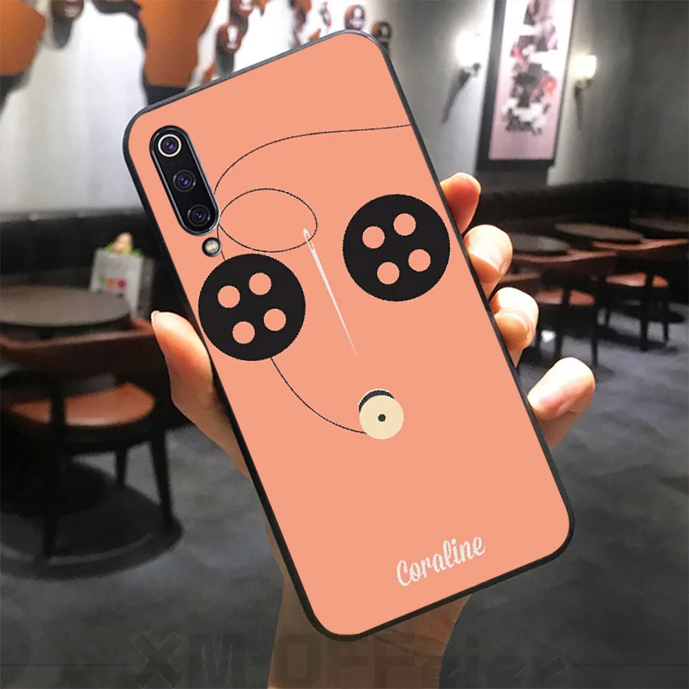 

for redmi note 9 Movie Coraline Custom Photo Soft Phone Case for Xiaomi 8 9 se 5X Redmi 6pro 6A 4X 7 5plus note 5 7 6pro